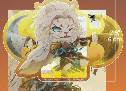 Gamers Guild AZ Gatherers' Tavern Gatherers' Tavern Magic: The Gathering - Ajani Mentor Of Heroes Keychain Southern Hobby