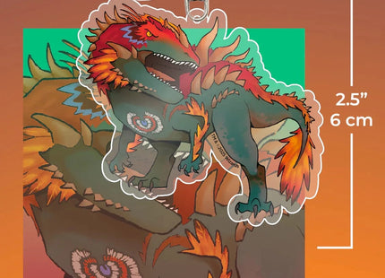 Gamers Guild AZ Gatherers' Tavern Gatherers' Tavern Magic: The Gathering - Gishath, Sun's Avatar Keychain Southern Hobby