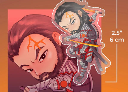 Gamers Guild AZ Gatherers' Tavern Gatherers' Tavern Magic: The Gathering - Isshin, Two Heavens As One Keychain Southern Hobby