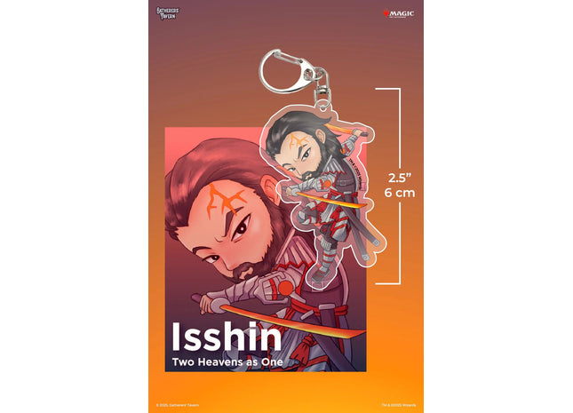 Gamers Guild AZ Gatherers' Tavern Gatherers' Tavern Magic: The Gathering - Isshin, Two Heavens As One Keychain Southern Hobby