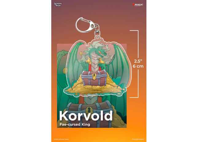 Gamers Guild AZ Gatherers' Tavern Gatherers' Tavern Magic: The Gathering - Korvold, Fae-Cursed King Keychain Southern Hobby