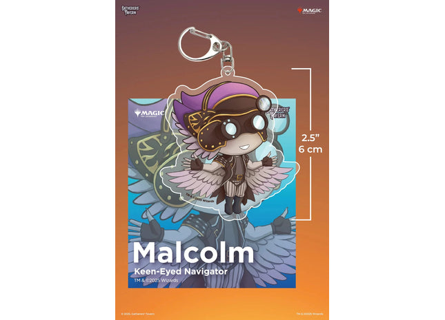 Gamers Guild AZ Gatherers' Tavern Gatherers' Tavern Magic: The Gathering - Malcolm Keen-Eyed Navigator Keychain Southern Hobby