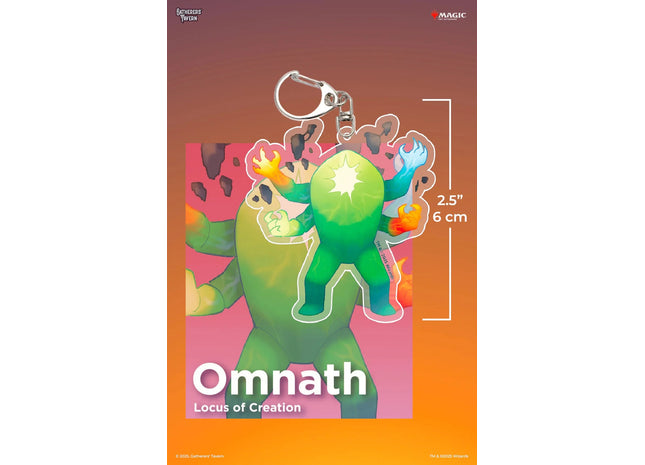 Gamers Guild AZ Gatherers' Tavern Gatherers' Tavern Magic: The Gathering - Omnath, Locus Of Creation Keychain Southern Hobby