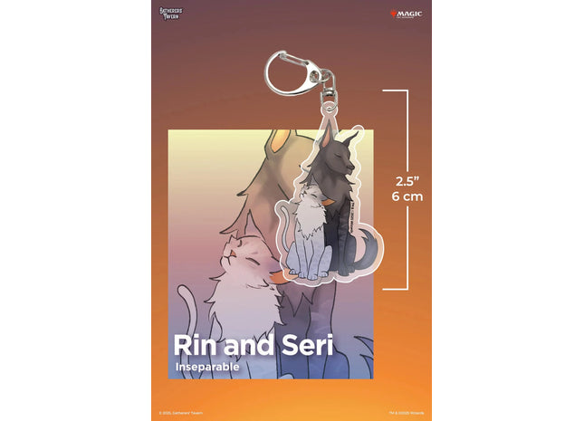 Gamers Guild AZ Gatherers' Tavern Gatherers' Tavern Magic: The Gathering - Rin And Seri, Inseparable Keychain Southern Hobby