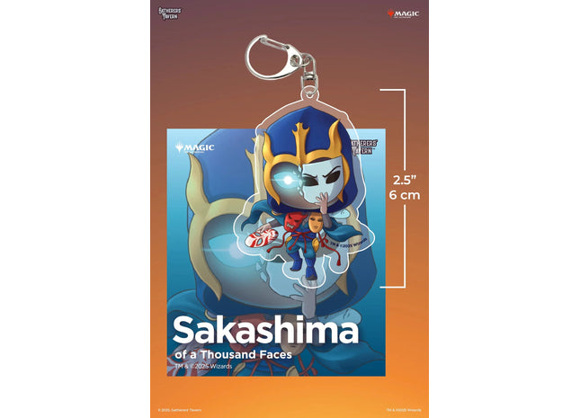 Gamers Guild AZ Gatherers' Tavern Gatherers' Tavern Magic: The Gathering - Sakashima Of A Thousand Faces Keychain Southern Hobby