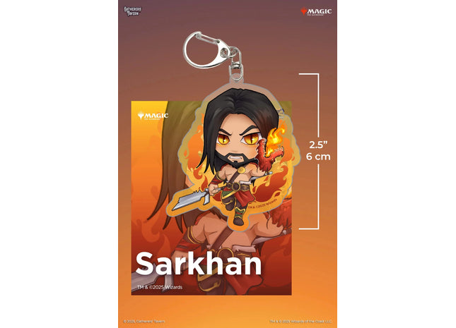 Gamers Guild AZ Gatherers' Tavern Gatherers' Tavern Magic: The Gathering - Sarkhan Keychain Southern Hobby