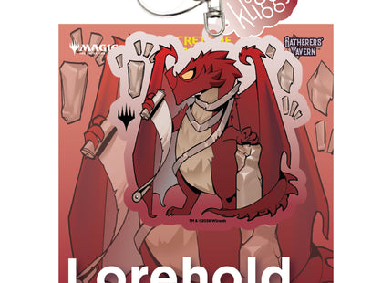 Gamers Guild AZ Gatherers' Tavern Gatherers' Tavern: Magic the Gathering | Secrets of Strixhaven Keychain - Lorehold AGD