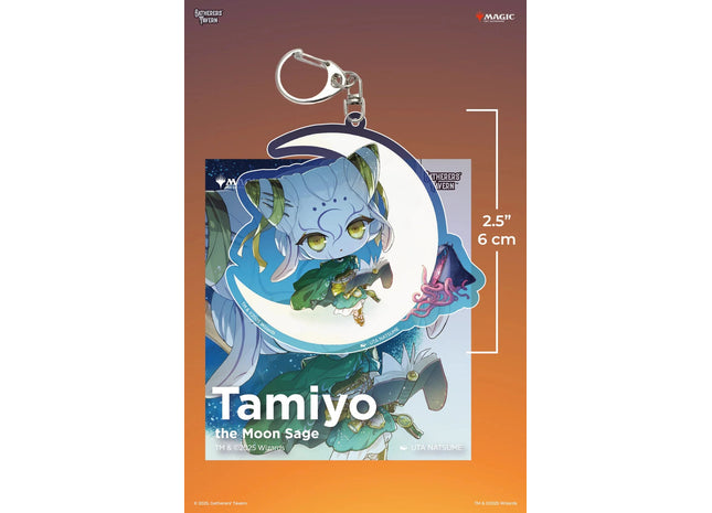 Gamers Guild AZ Gatherers' Tavern Gatherers' Tavern Magic: The Gathering - Tamiyo The Moon Sage Keychain Southern Hobby