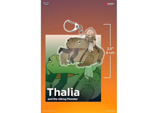 Gamers Guild AZ Gatherers' Tavern Gatherers' Tavern Magic: The Gathering - Thalia And The Gitrog Monster Keychain Southern Hobby