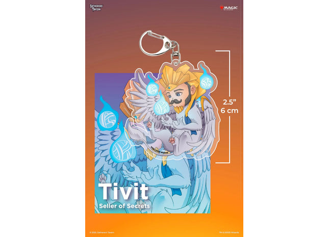 Gamers Guild AZ Gatherers' Tavern Gatherers' Tavern Magic: The Gathering - Tivit, Seller Of Secrets Keychain Southern Hobby