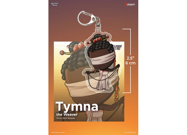 Gamers Guild AZ Gatherers' Tavern Gatherers' Tavern Magic: The Gathering - Tymna The Weaver Keychain Southern Hobby