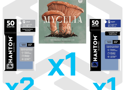 Gamers Guild AZ GG Bundle Mycelia Board Game + Sleeves Bundle Gamers Guild AZ