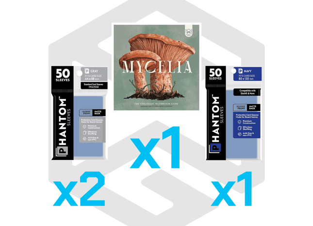 Gamers Guild AZ GG Bundle Mycelia Board Game + Sleeves Bundle Gamers Guild AZ
