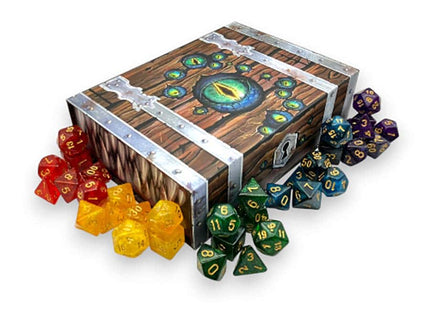 Gamers Guild AZ Ghrosty and Schuff Mimic Chest and Treasure Dice Collection (Pre-Order) GTS