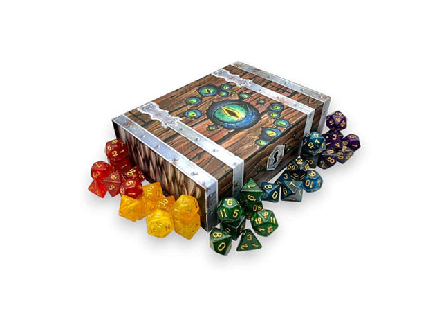 Gamers Guild AZ Ghrosty and Schuff Mimic Chest and Treasure Dice Collection (Pre-Order) GTS