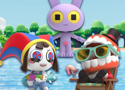 Gamers Guild AZ Glitch The Amazing Digital Circus: Beach Vacation Series - Animiniz Blindbox Toy Temple
