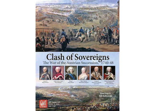 Gamers Guild AZ GMT Clash of Sovereigns: The War of the Austrian Succession 1740-48 GTS