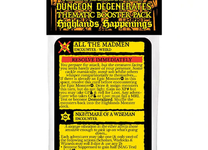 Gamers Guild AZ Goblinko Dungeon Degenerates: Highlands Happenings booster Quartermaster Direct