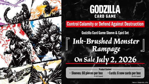 godzilla card sleeves Godzilla TCG: Sleeve & Card Set