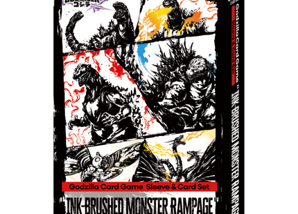 Gamers Guild AZ Godzilla TCG Godzilla TCG: Sleeve & Card Set - Ink-Brushed Monster Rampage (Pre-Order) YY Card World