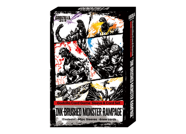 Gamers Guild AZ Godzilla TCG Godzilla TCG: Sleeve & Card Set - Ink-Brushed Monster Rampage (Pre-Order) YY Card World