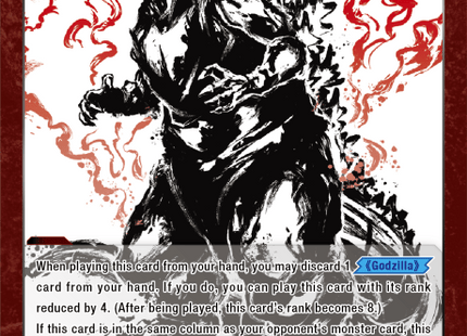 Gamers Guild AZ Godzilla TCG Godzilla TCG: Sleeve & Card Set - Ink-Brushed Monster Rampage (Pre-Order) YY Card World