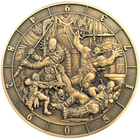 Gamers Guild AZ Goliath Coins Goliath Coins: Dice Coin D10 Battle Scene - Black Friday Discontinue