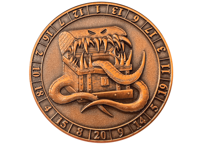 Gamers Guild AZ Goliath Coins Goliath Coins: Dice Coin D20 Mimic Quartermaster Direct
