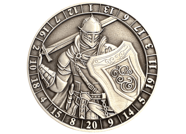 Gamers Guild AZ Goliath Coins Goliath Coins: Dice Coin D20 Paladin Quartermaster Direct