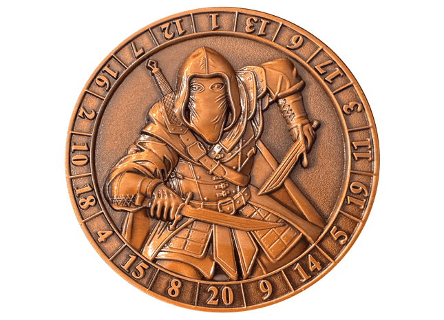 Gamers Guild AZ Goliath Coins Goliath Coins: Dice Coin D20 Rogue Quartermaster Direct