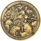 Gamers Guild AZ Goliath Coins Goliath Coins: Dice Coin D4 Battle Scene - Black Friday Discontinue