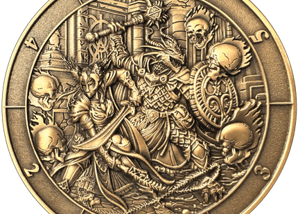 Gamers Guild AZ Goliath Coins Goliath Coins: Dice Coin D6 Battle Scene Quartermaster Direct