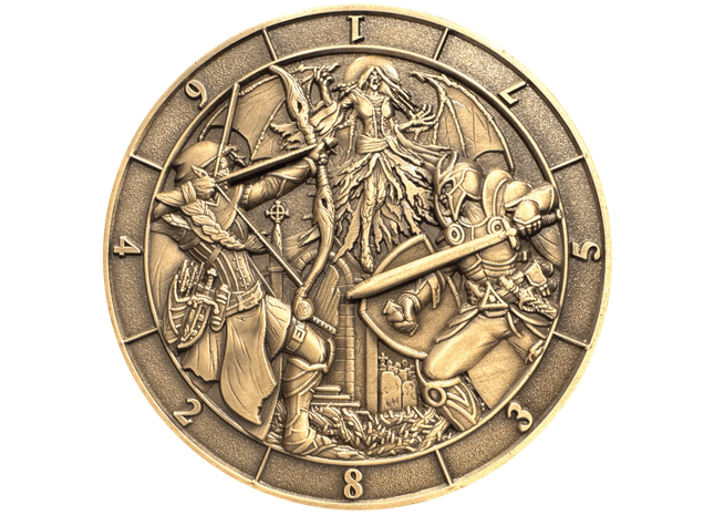 Gamers Guild AZ Goliath Coins Goliath Coins: Dice Coin D8 Battle Scene Quartermaster Direct