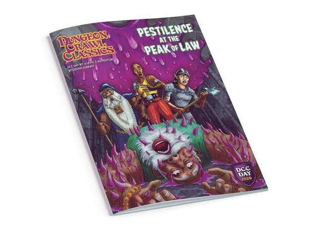 Gamers Guild AZ Goodman Games Dungeon Crawl Classics: Pestilence At The Peak of Law (DCC Day 2026) ACD Distribution