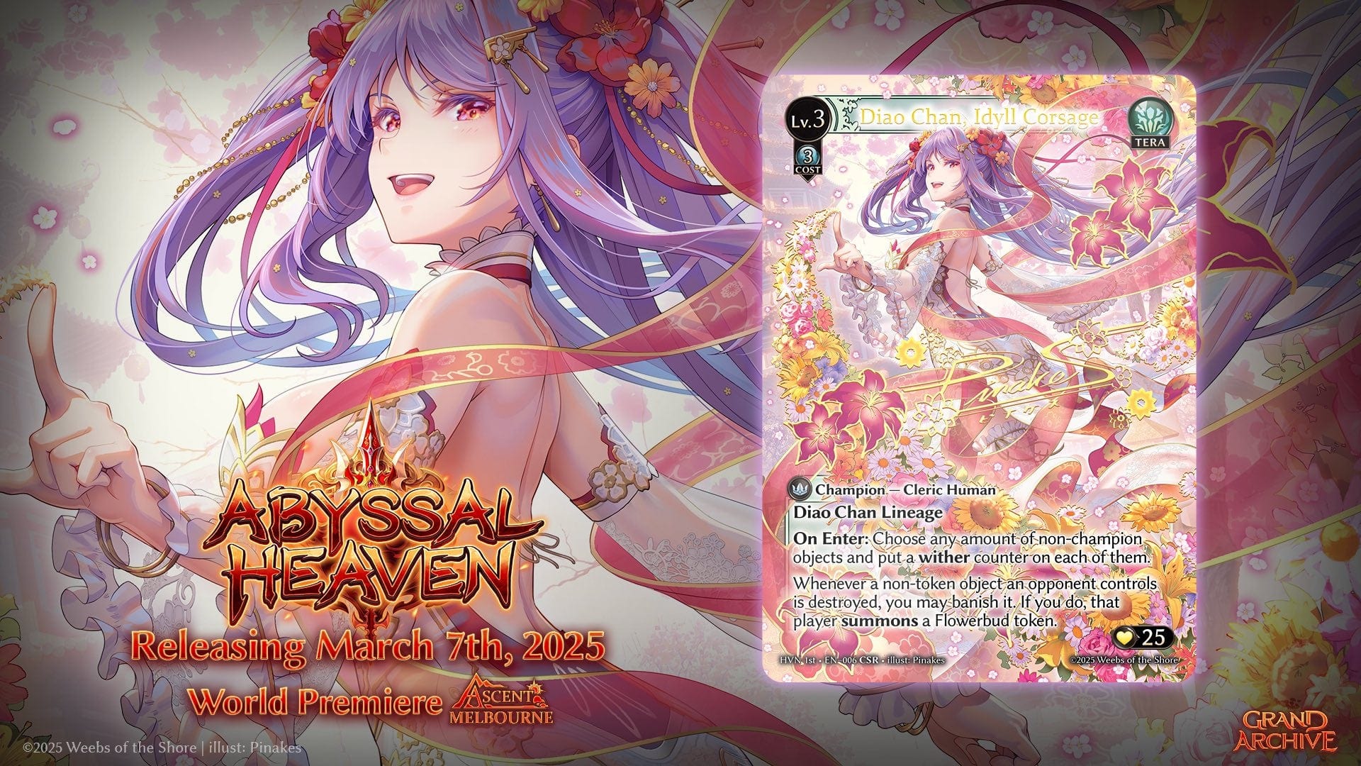 grand archive abyssal heaven booster box Grand Archive TCG: Abyssal Heaven- Diao Chan, Idyll Corsage Re:Collection – Gamers Guild AZ