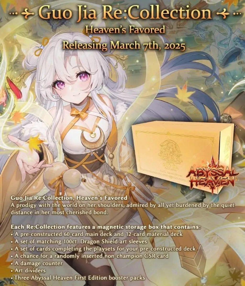 Grand Archive TCG: Abyssal Heaven- Guo Jia, Heaven's Favored Re:Collection Gamers Guild AZ Grand Archive TCG: Abyssal Heaven- Guo Jia, Heaven's Favored Re:Collection Gamers Guild AZ