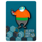Gamers Guild AZ Greater Than Games Crime Scene Tamperer: Baron Diamonocle Pin (Pre-Order) ACD Distribution