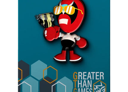 Gamers Guild AZ Greater Than Games Crime Scene Tamperer: Dangeresque Pin (Pre-Order) ACD Distribution