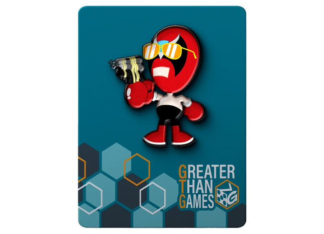 Gamers Guild AZ Greater Than Games Crime Scene Tamperer: Dangeresque Pin (Pre-Order) ACD Distribution