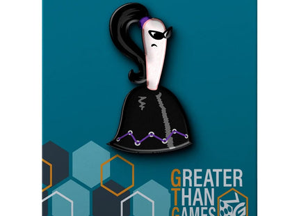 Gamers Guild AZ Greater Than Games Crime Scene Tamperer: Sultry Buttons Pin (Pre-Order) ACD Distribution
