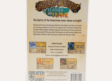 Gamers Guild AZ Greater Than Games Spirit Island: Feather and Flame Foil Panels GTS