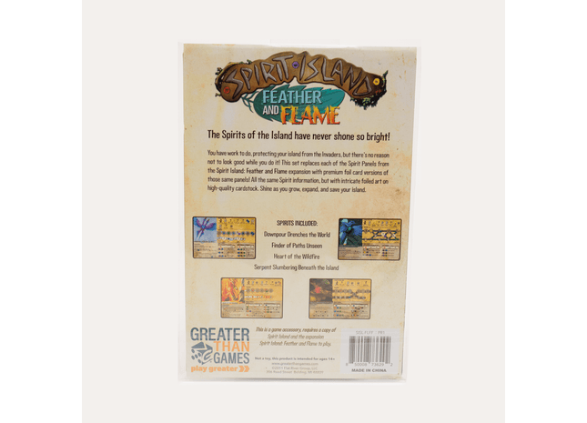 Gamers Guild AZ Greater Than Games Spirit Island: Feather and Flame Foil Panels GTS