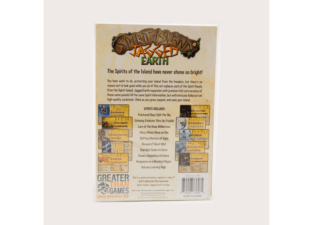 Gamers Guild AZ Greater Than Games Spirit Island: Jagged Earth - Foil Panels GTS