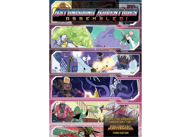 Gamers Guild AZ GREEN RONIN PUBLISHING Mutants And Masterminds (3rd Edition): Astonishing Adventures Assembled GTS