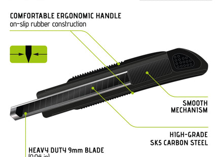 Gamers Guild AZ Green Stuff World Black Hobby Knife + 10 Black Spare Blades Green Stuff World