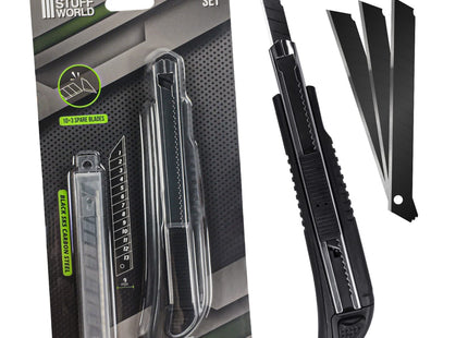 Gamers Guild AZ Green Stuff World Black Hobby Knife + 10 Black Spare Blades Green Stuff World