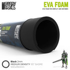 Gamers Guild AZ Green Stuff World EVA Foam: Cosplay - Medium Density Black (2mm) Green Stuff World