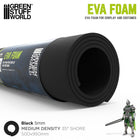 Gamers Guild AZ Green Stuff World EVA Foam: Cosplay - Medium Density Black (5mm) Green Stuff World