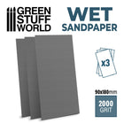 Gamers Guild AZ Green Stuff World Sandpaper - Wet 2000 grit (180x90mm) Green Stuff World