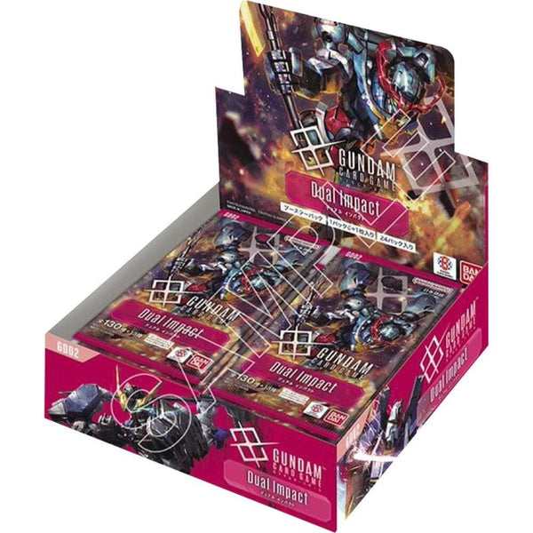 GUNDAMカードです。 Gundam Card Game: Dual Impact [GD02] Booster Display – Gamers Guild AZ